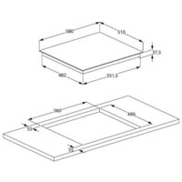 Варочная панель Indesit IB 41B60 BF - Превью изображения №7 — Интернет-магазин Time-Shop
