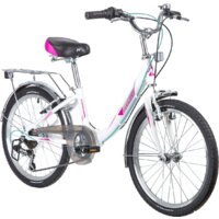 Детский велосипед Novatrack Ancona 20 2019 20AH6V.ANCONA.WT9 (белый) - Превью изображения №2 — Интернет-магазин Time-Shop