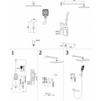 Душевая система  Ganzer GZ12165 - Превью изображения №10 — Интернет-магазин Time-Shop