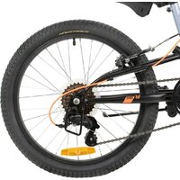 Детский велосипед Novatrack Shark 20 20SS6V.SHARK.GRB6 (серо-голубой) - Превью изображения №5 — Интернет-магазин Time-Shop