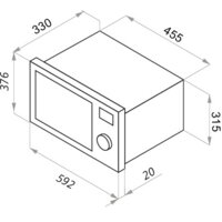 Микроволновая печь MAUNFELD JBMO.20.5S - Превью изображения №3 — Интернет-магазин Time-Shop