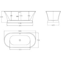 Ванна BelBagno BB402 170x79 - Превью изображения №4 — Интернет-магазин Time-Shop