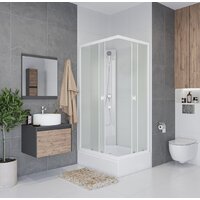 Душевая кабина Niagara Promo P100/80/26Q/MT/BK 100x80x215 - Превью изображения №6 — Интернет-магазин Time-Shop