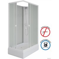 Душевая кабина Niagara Promo P100/80/26Q/MT/BK 100x80x215 - Превью изображения №3 — Интернет-магазин Time-Shop