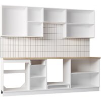 Готовая кухня Mio Tesoro Корнелия Ода-плюс 2.4 (белый/дуб бунратти) - Превью изображения №2 — Интернет-магазин Time-Shop