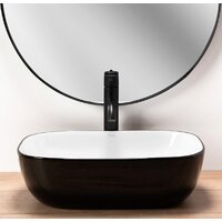 Умывальник Rea Belinda (белый/черный) - Превью изображения №3 — Интернет-магазин Time-Shop