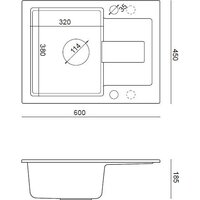 Кухонная мойка Quadron HCQC6045BEZKPC - Превью изображения №3 — Интернет-магазин Time-Shop