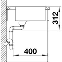 Кухонная мойка Blanco Subline 500-IF/A SteelFrame 525999 (черный) - Превью изображения №5 — Интернет-магазин Time-Shop