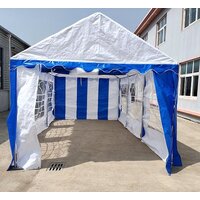 Тент-шатер Sundays Party 3x6 м (белый/синий) - Превью изображения №2 — Интернет-магазин Time-Shop
