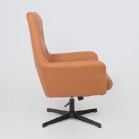 Офисное кресло AksHome Hudson (экокожа, охра PU-17/черный) - Превью изображения №6 — Интернет-магазин Time-Shop