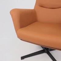 Офисное кресло AksHome Hudson (экокожа, охра PU-17/черный) - Превью изображения №10 — Интернет-магазин Time-Shop