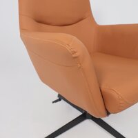 Офисное кресло AksHome Hudson (экокожа, охра PU-17/черный) - Превью изображения №9 — Интернет-магазин Time-Shop