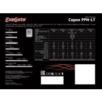 Блок питания ExeGate 500PPH-LT 80 Plus EX282040RUS-S - Превью изображения №5 — Интернет-магазин Time-Shop