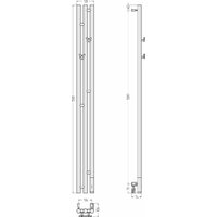 Полотенцесушитель Сунержа Терция 3.0 150x10.6 00-5845-1511 - Превью изображения №10 — Интернет-магазин Time-Shop
