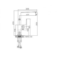 Смеситель Ledeme L4073B - Превью изображения №5 — Интернет-магазин Time-Shop