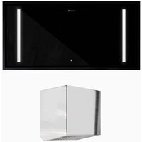 Кухонная вытяжка Globalo Zenara 100.1 Black + Turbina TZ 1.1 - Превью изображения №3 — Интернет-магазин Time-Shop