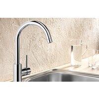 Смеситель Blanco Mida Silgranit (хром) - Превью изображения №2 — Интернет-магазин Time-Shop