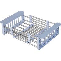 Кухонная мойка Saniteco 4848 + Spike F9S07000 (хром, с сифоном, дозатором и коландером) - Превью изображения №11 — Интернет-магазин Time-Shop