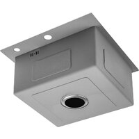 Кухонная мойка Saniteco 4848 + Spike F9S07000 (хром, с сифоном, дозатором и коландером) - Превью изображения №5 — Интернет-магазин Time-Shop