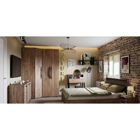 Тумба Глазов Nature 5 МЦН (дуб табачный craft/черный) - Превью изображения №2 — Интернет-магазин Time-Shop