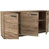 Тумба Глазов Nature 5 МЦН (дуб табачный craft/черный) - Превью изображения №7 — Интернет-магазин Time-Shop