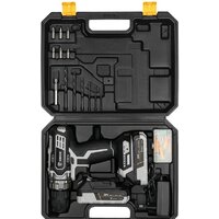 Дрель-шуруповерт Deko DKCD20 Black Edition SET 3 063-4050 (с 2-мя АКБ, кейс) - Превью изображения №3 — Интернет-магазин Time-Shop