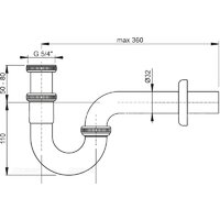 Сифон Alcaplast A432 - Превью изображения №2 — Интернет-магазин Time-Shop