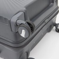Чемодан-спиннер Francesco Molinary 344-168/2-24DGR (серый) - Превью изображения №10 — Интернет-магазин Time-Shop