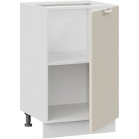 Шкаф напольный Трия Кимберли 1Н5 (белый/крем) - Превью изображения №2 — Интернет-магазин Time-Shop