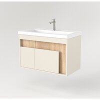  Дабер Тумба под умывальник 016 Тобага/Эридан 80 Т16.8Т.0.18 (бежевый/дуб бардолино) - Превью изображения №2 — Интернет-магазин Time-Shop