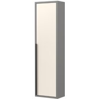 Дабер Шкаф-полупенал 015 СТ15.0.0.19Ч (бежевый/серый/ручка черная)