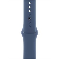 Умные часы Apple Watch Series 10 46 мм (алюминиевый корпус, серебристый/синий, спортивный силиконовый ремешок S/M) - Превью изображения №3 — Интернет-магазин Time-Shop