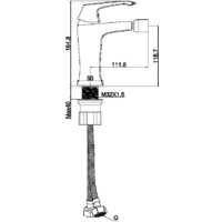 Смеситель Maxonor Pure Life PL5088-16 - Превью изображения №2 — Интернет-магазин Time-Shop