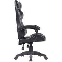 Офисное кресло Mio Tesoro Викинг AF-C5208 (черный/серый) - Превью изображения №12 — Интернет-магазин Time-Shop