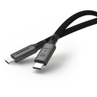 Momax DC39D USB 3.2 Gen2 Type-C - USB 3.2 Gen1 Type-C (1 м, черный)