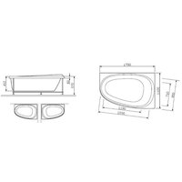 Ванна AM.PM Like W80A-170R110W-A - Превью изображения №7 — Интернет-магазин Time-Shop