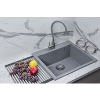 Кухонная мойка AV Engineering Unit AVE550500SLA (серебристый) - Превью изображения №4 — Интернет-магазин Time-Shop