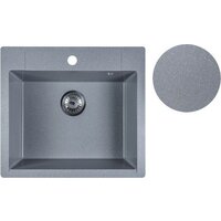 Кухонная мойка AV Engineering Unit AVE550500SLA (серебристый) - Превью изображения №3 — Интернет-магазин Time-Shop