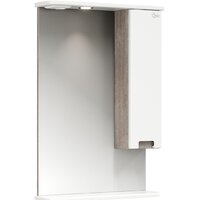 Onika Шкаф с зеркалом Харпер 58.01 205849 R (белый глянцевый)