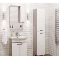  Onika Шкаф с зеркалом Харпер 58.01 205849 R (белый глянцевый) - Превью изображения №2 — Интернет-магазин Time-Shop