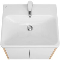  Акватон Тумба под умывальник Сканди Doors 55 1A278801SDB20 (белый/дуб верона) - Превью изображения №4 — Интернет-магазин Time-Shop