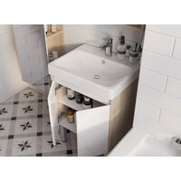  Акватон Тумба под умывальник Сканди Doors 55 1A278801SDB20 (белый/дуб верона) - Превью изображения №7 — Интернет-магазин Time-Shop