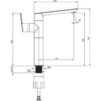 Смеситель Deante Arnika Nero BQA N20K - Превью изображения №5 — Интернет-магазин Time-Shop