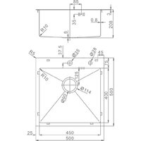 Кухонная мойка Raglo R700.5050.03 - Превью изображения №14 — Интернет-магазин Time-Shop