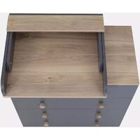 Детский комод Rant Elsa Pro 800/3 (moon grey) - Превью изображения №12 — Интернет-магазин Time-Shop