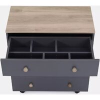 Детский комод Rant Elsa Pro 800/3 (moon grey) - Превью изображения №9 — Интернет-магазин Time-Shop