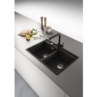 Кухонная мойка Franke Maris MRG 620-35-35 114.0661.782 (матовый черный) - Превью изображения №2 — Интернет-магазин Time-Shop