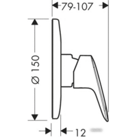 Смеситель без скрытого механизма Hansgrohe Logis 71606000 - Превью изображения №2 — Интернет-магазин Time-Shop
