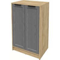 Тумба Интерлиния Концепт Тренд КТ-Т64 (дуб золотой/дуб серый) - Превью изображения №2 — Интернет-магазин Time-Shop