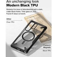 Чехол для телефона Ringke Fusion X Magnetic для Galaxy S25 Ultra Black - Превью изображения №7 — Интернет-магазин Time-Shop